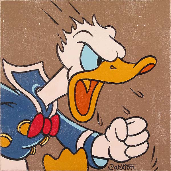 Angry Donald Original　2 （Brown Left Face)